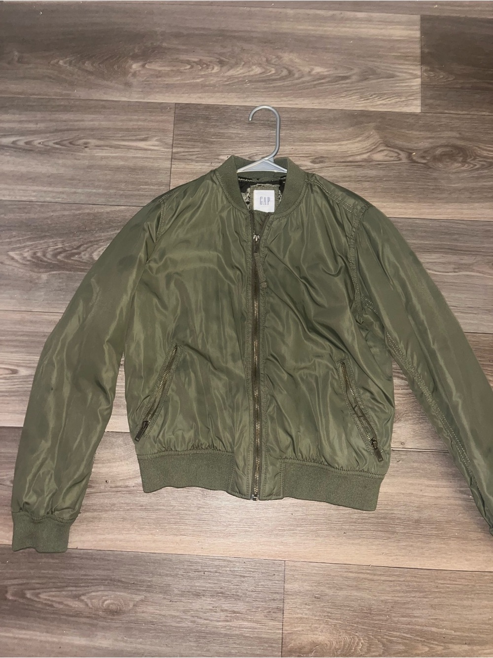 GAP Olive Green Women's Bomber Jacket